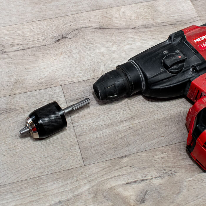 Adaptér SDS-plus / ½ʺ- 20 UNF HERMAN DC-80 Pro vrtací kladiva SDS-plus