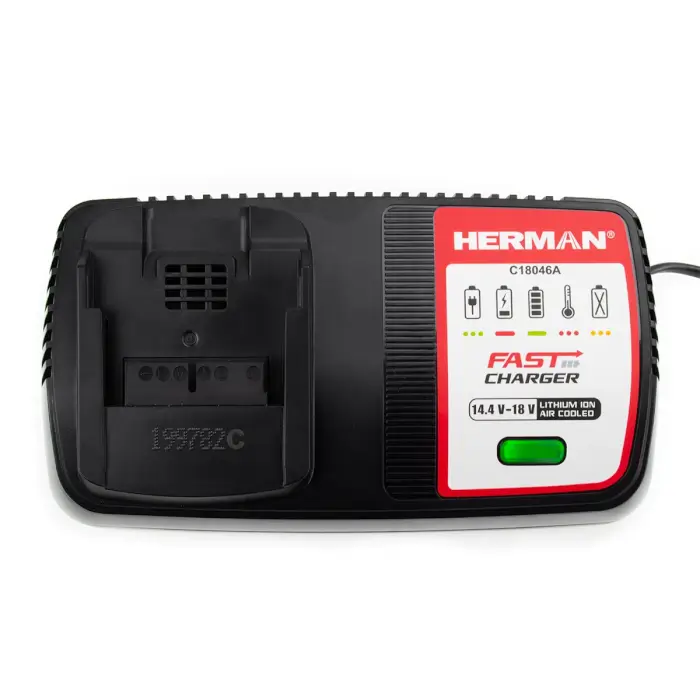 Rychlonabíječka akumulátorů HERMAN C 18046A Air Cooled 14,4V | 18V | 6,5Ah Speed