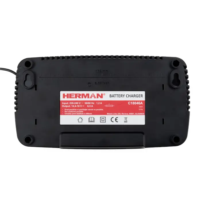 Rychlonabíječka akumulátorů HERMAN C 18046A Air Cooled 14,4V | 18V | 6,5Ah Speed