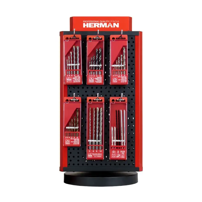 Prodejní stojan otočný malý MODUL SS-SR / VARIETY možnost variabilního výběru