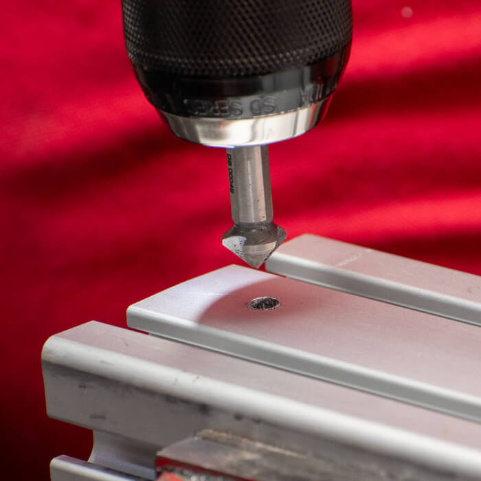 Sada záhlubníků DIN 335 C HERMAN QDM-70 HSS 6 ks záhlubníků v sadě