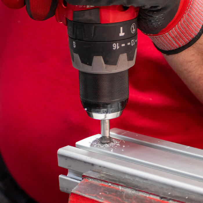 Sada záhlubníků DIN 335 C HERMAN QDM-70 HSS 6 ks záhlubníků v sadě