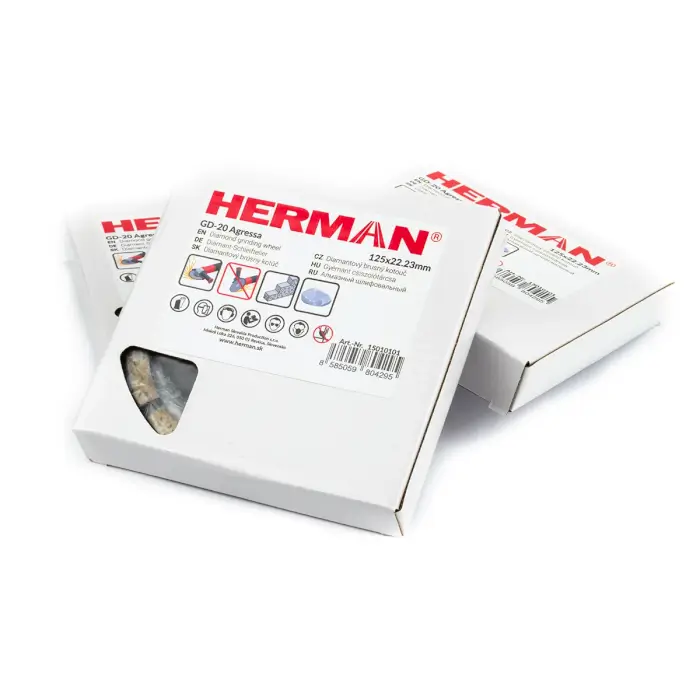 Diamantový brusný kotouč HERMAN GD-20 Agressa Pro drsné broušení betonu
