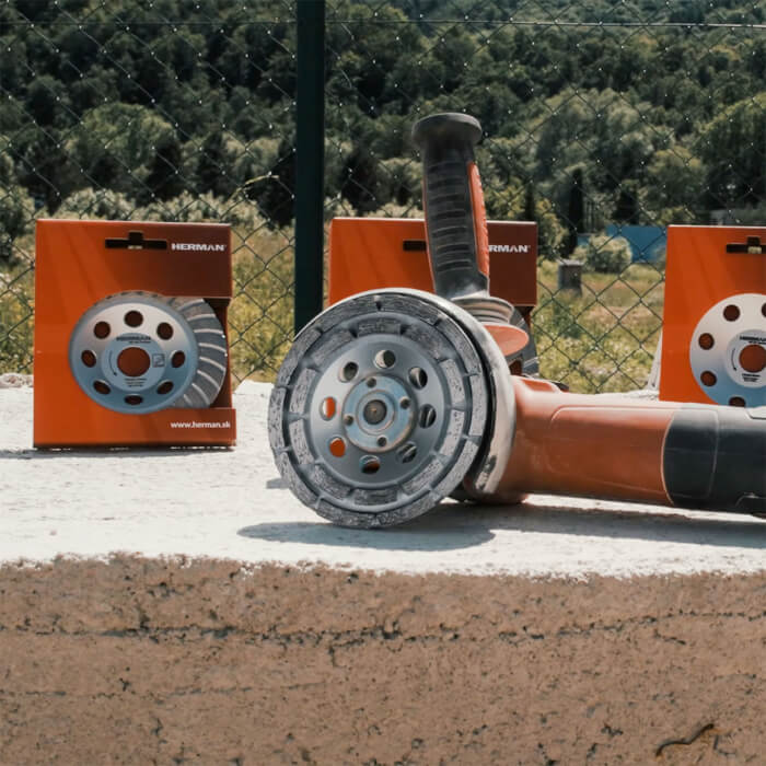 Diamantový brusný kotouč HERMAN GD-60 Abrasiva Pro drsné broušení zdiva