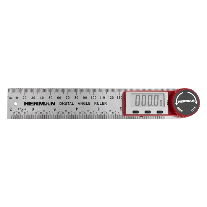 Digitální úhloměr HERMAN PT-30 Rozsah 0-360°, z nerezu