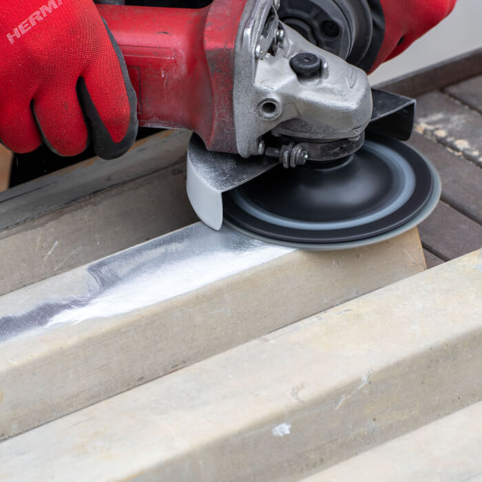 Fíbrový brusný kotouč HERMAN FR-10 Na nerez