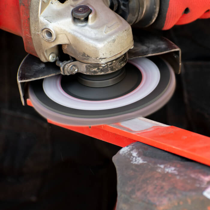 Lamelový kotouč - keramic.zrno HERMAN LX-10 Area Na nerez a legované oceli