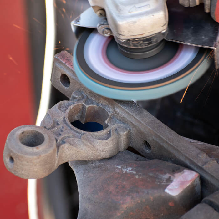 Lamelový kotouč - zirkon.zrno HERMAN LR-40 Area Na nerez