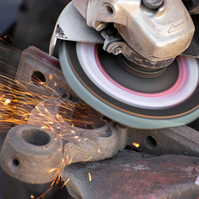 Lamelový kotouč - zirkon.zrno HERMAN LR-40 Area Na nerez