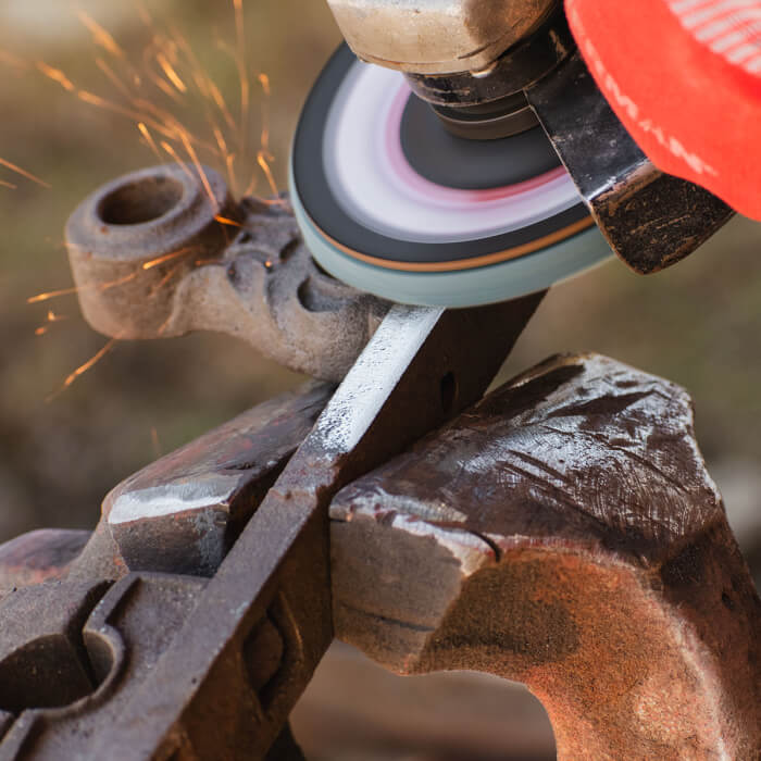 Lamelový kotouč - zirkon.zrno HERMAN LR-40 Area Na nerez