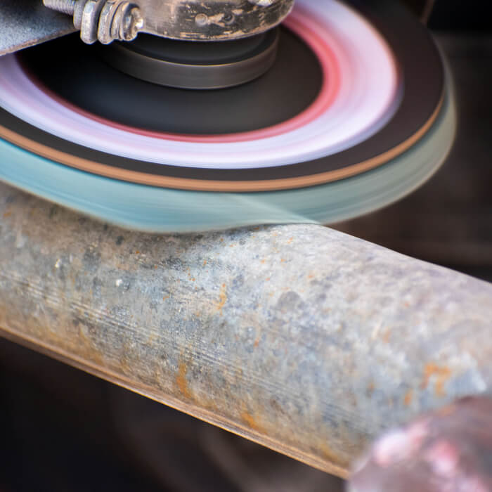 Lamelový kotouč - zirkon.zrno HERMAN LR-40 Area Na nerez