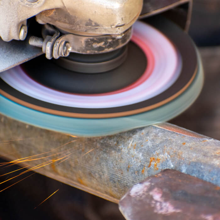 Lamelový kotouč - zirkon.zrno HERMAN LR-40 Area Na nerez