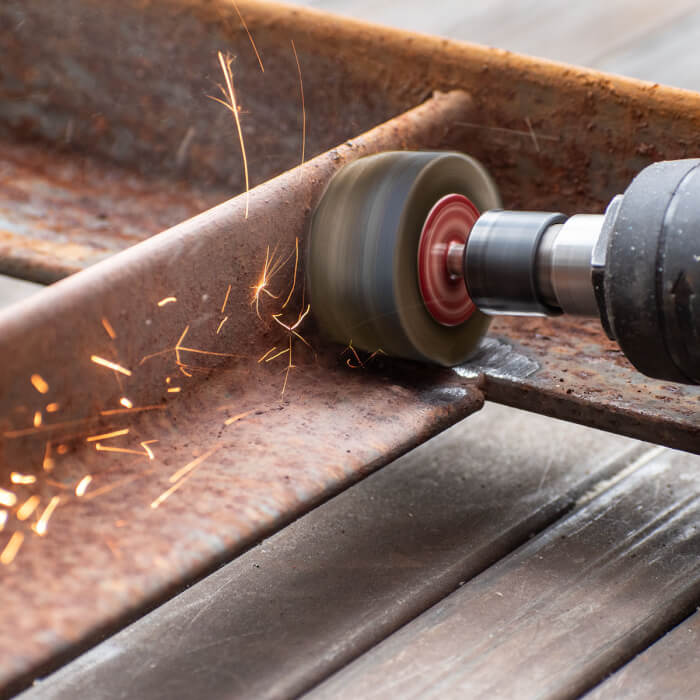 Brusný kotouč na stopce HERMAN FWS-10/S Brusivo: corundum