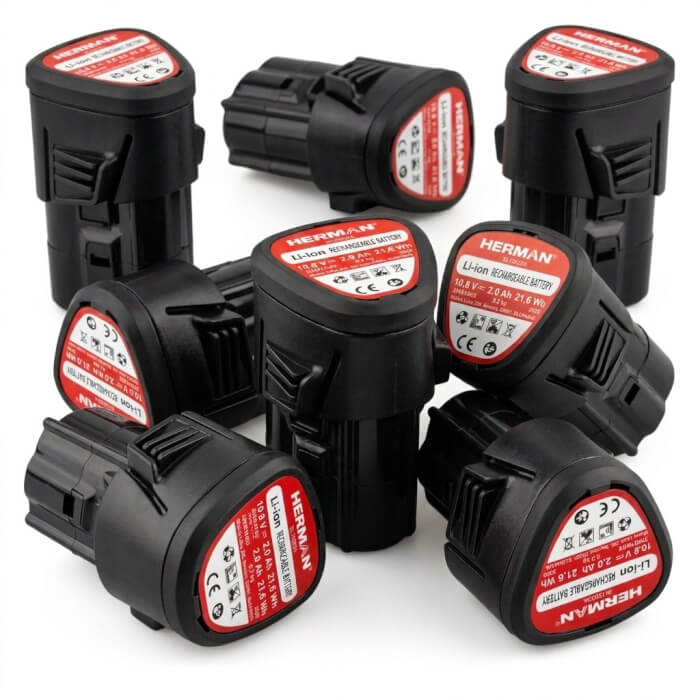 Li-ion akumulátor HERMAN BL 10820A 10,8V | 2Ah