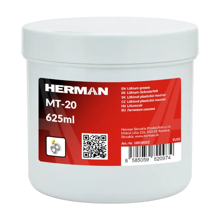 Líthiové plastické mazivo HERMAN MT-20