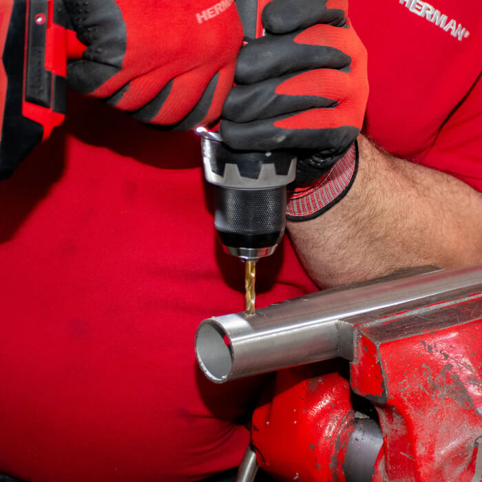 Vrták do kovu HERMAN DM-30 HSS-G TiN Do oceli, litiny a bronzu