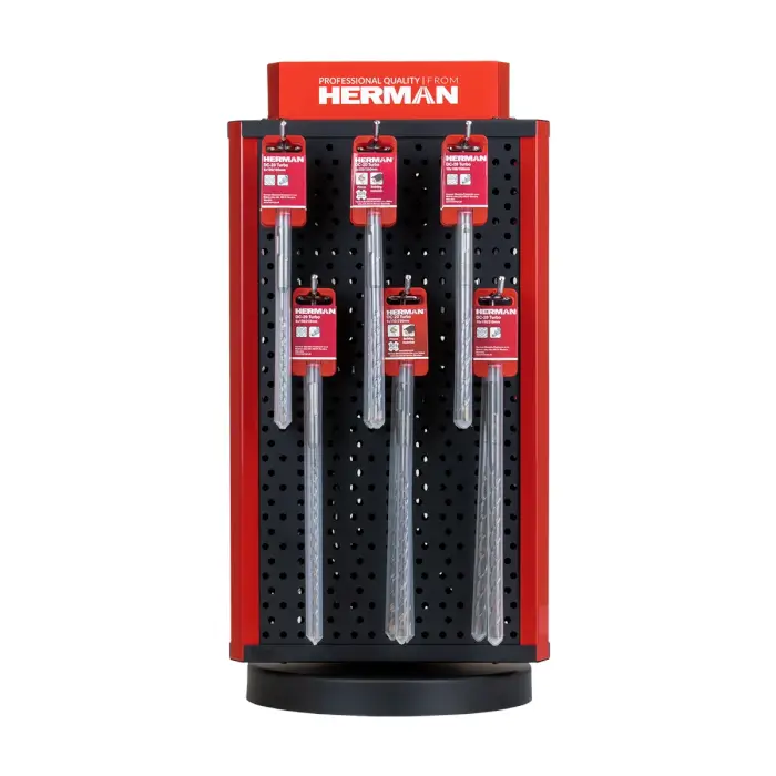 MIX vrtáků SDS-plus DC-20 Turbo 8 x 6,8,10x100/160;6,8,10x150/210mm| 48ks
