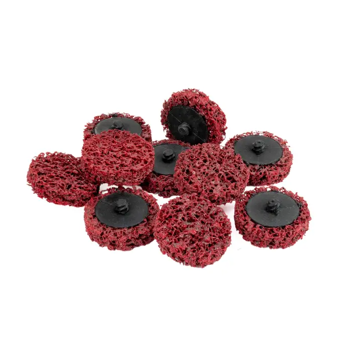 Čistící kotouč Quick Change HERMAN MKY-10/QC-RS Dragon Red Brusivo: STRIP-IT Aggressive