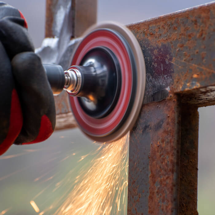 Lamelový kotouč Quick Change HERMAN MLR-10/QC-RS Brusivo: zirconia