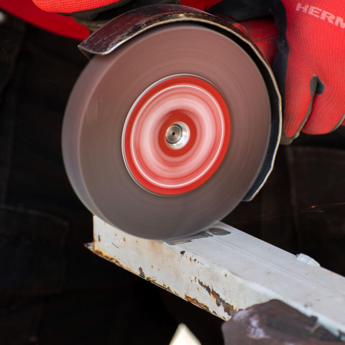 Radiální lamelový kotouč HERMAN LS-50 Fan Brusivo: corundum