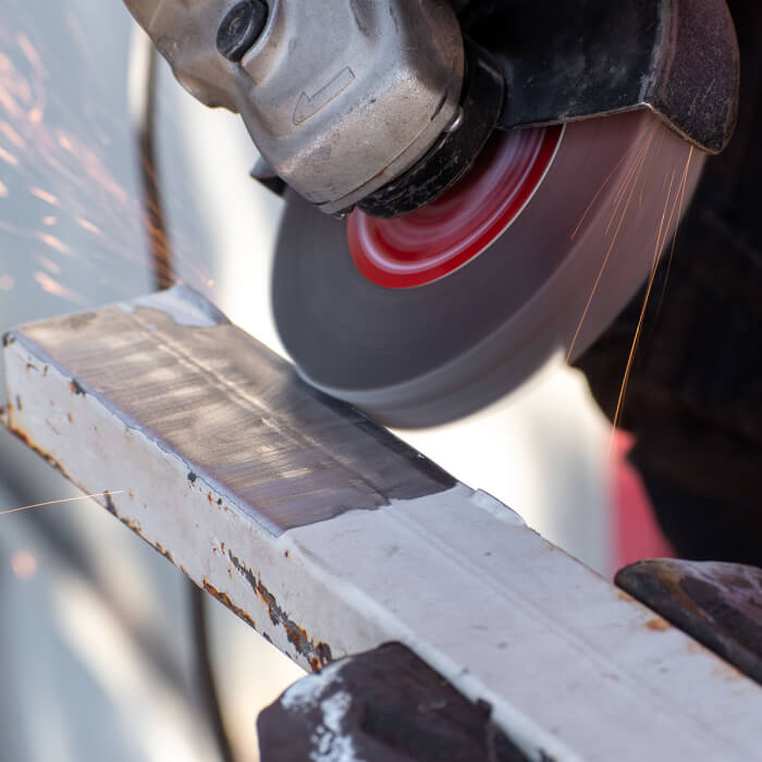 Radiální lamelový kotouč HERMAN LS-50 Fan Brusivo: corundum