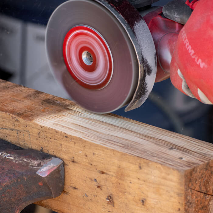 Radiální lamelový kotouč HERMAN LS-50 Fan Brusivo: corundum