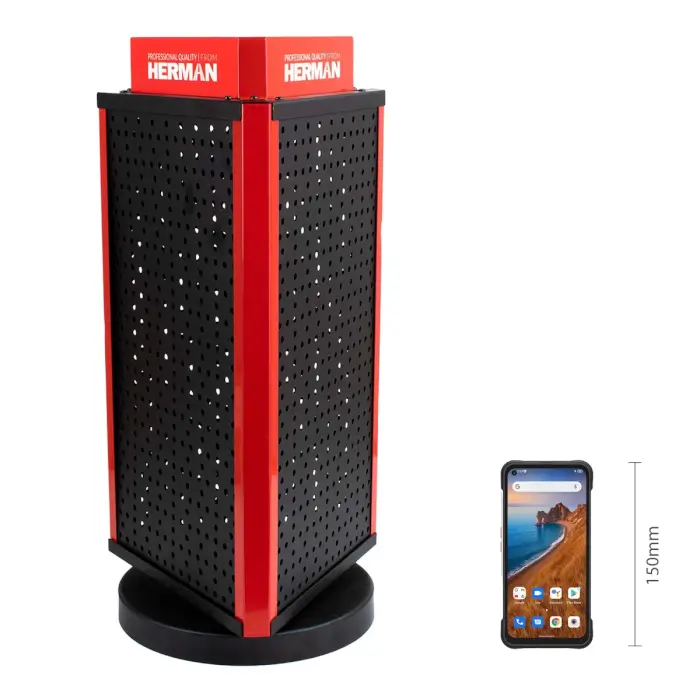 Prodejní stojan otočný malý MODUL SS-SR / VARIETY možnost variabilního výběru