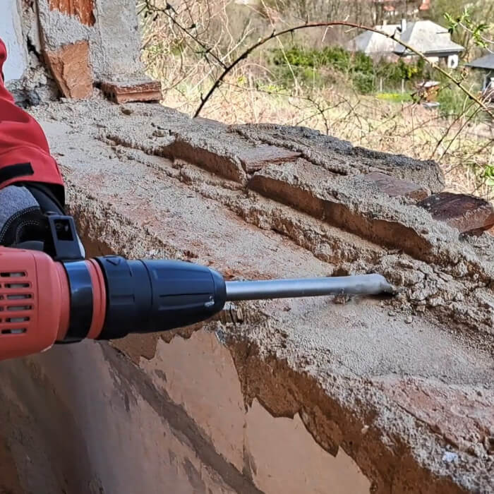 Sekáč SDS-plus HERMAN MH-21 Spade Waved Lopatkový do zdiva a na omítky