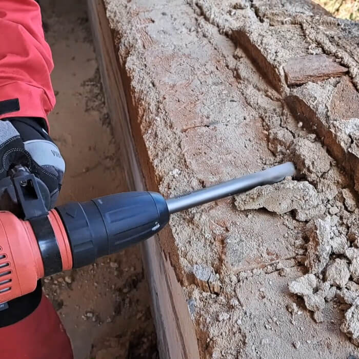 Sekáč SDS-plus HERMAN MH-21 Spade Waved Lopatkový do zdiva a na omítky