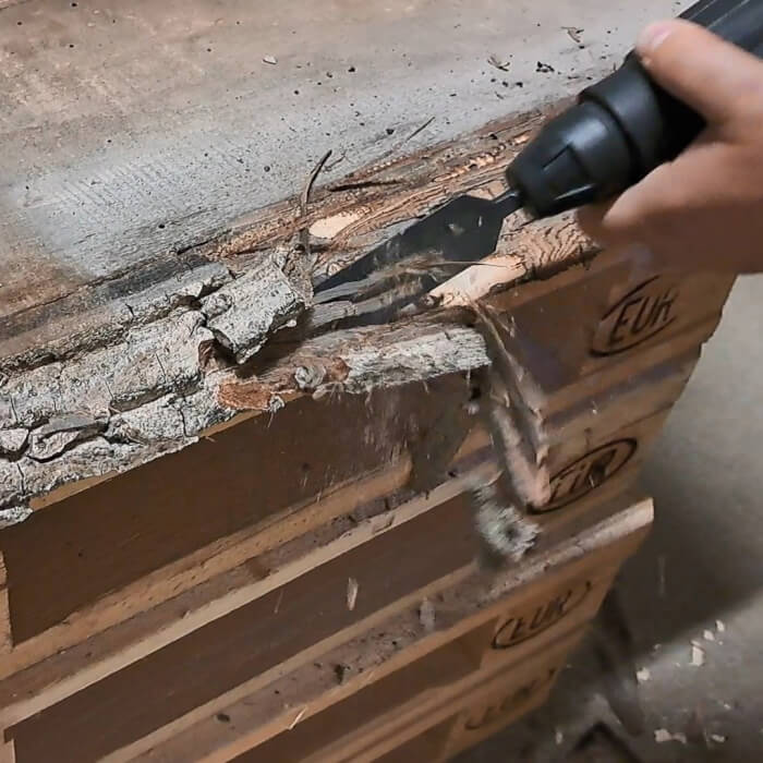 Sada dlát SDS-plus HERMAN QMH-21 Wood 5ks dlát v sadě