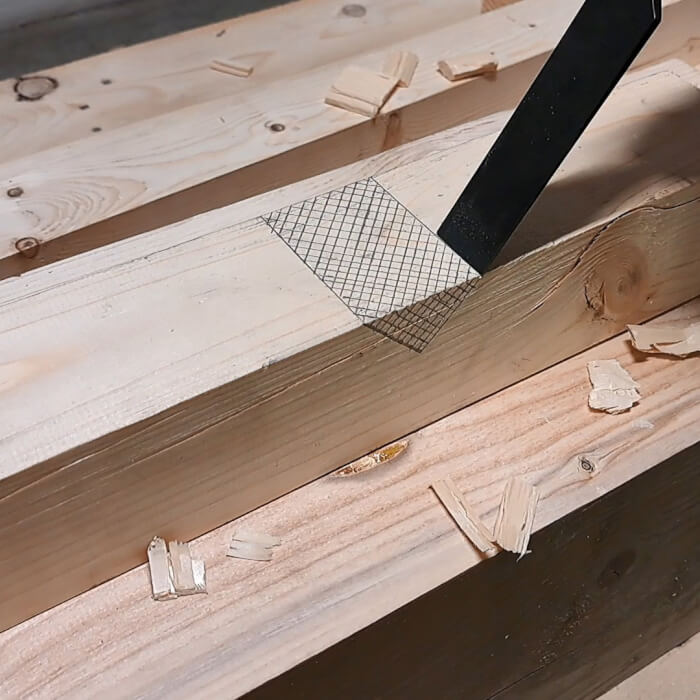 Sada dlát SDS-plus HERMAN QMH-21 Wood 5ks dlát v sadě