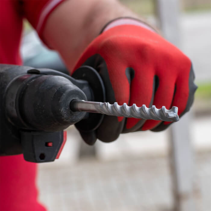 Sada vrtáků SDS-plus HERMAN QDC-21 Triton 4 ks vrtáků v sadě