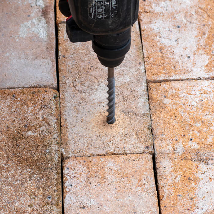 Sada vrtáků SDS-plus HERMAN QDC-21 Triton 4 ks vrtáků v sadě