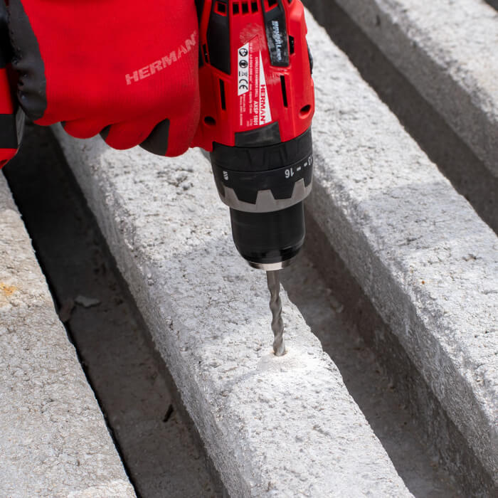 Sada vidiových vrtáků HERMAN QDC-51 5 ks vrtáků v sadě