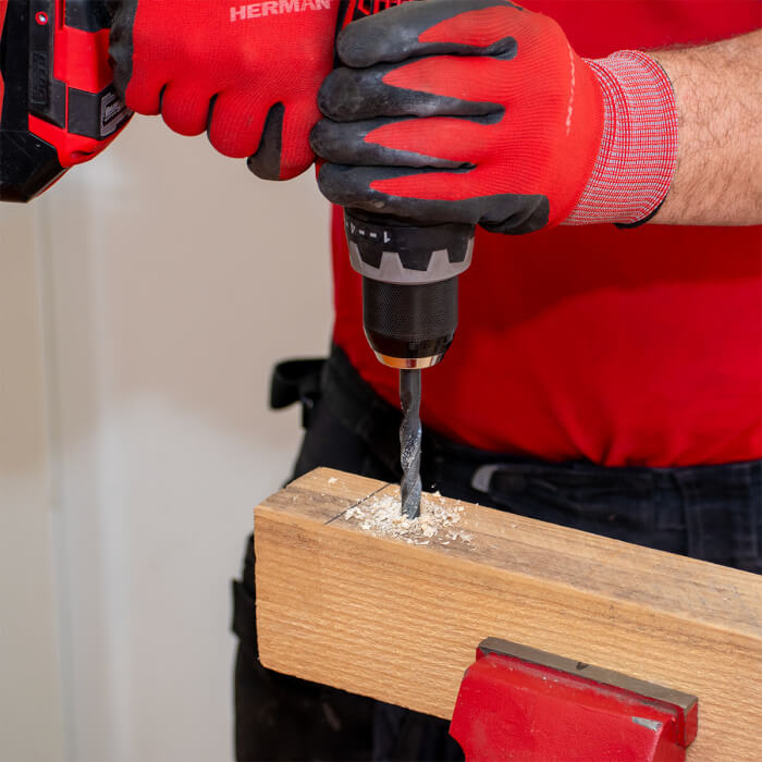 Sada vrtáků do kovu DIN 338 HERMAN QDM-13 HSS-R 130 ks vrtáků v kufříku