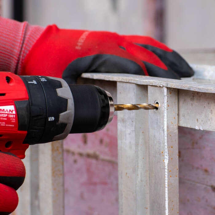 Sada vrtáků do kovu HERMAN QDM-30 HSS-G TiN 5ks vrtáků v sadě