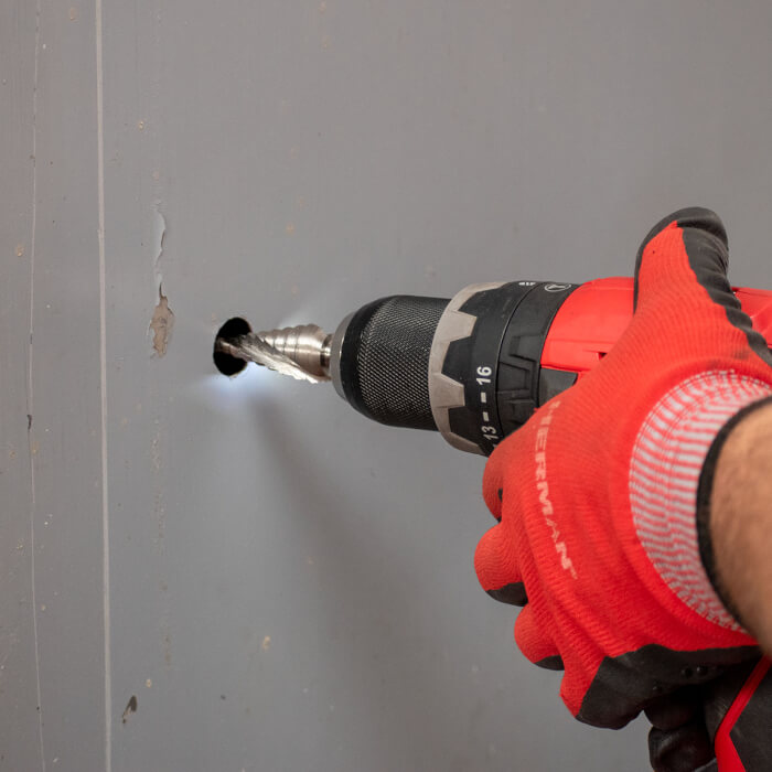 Sada stupňovitých vrtáků HERMAN QDM-60 HSS 3 ks vrtáků v sadě