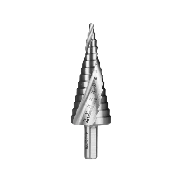 Stupňovitý vrták HERMAN DM-60 HSS 4-30mm|14 stupňů