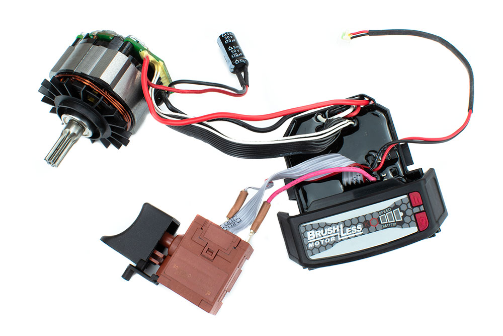 Obr. 4. BLDC motor a ovládací elektronika jako jeden celek